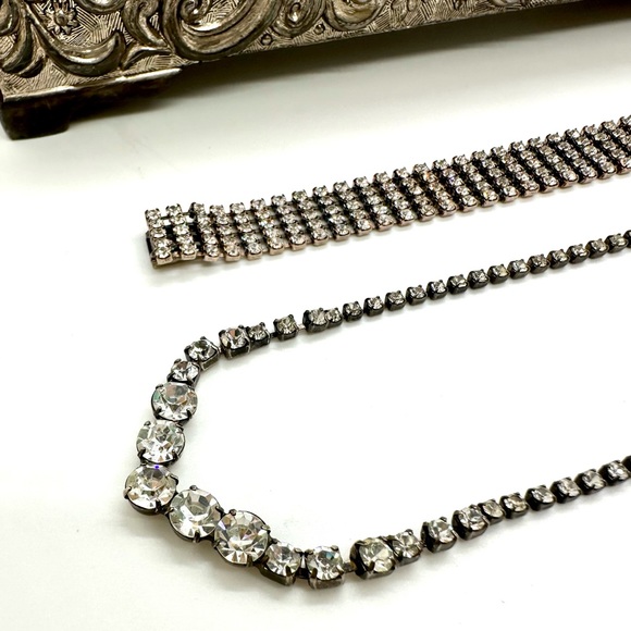 Vintage Rhinestone Jewelry lot - Picture 13 of 17